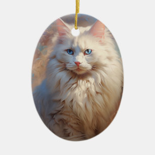 Ragdoll-kat Keramisch Ornament