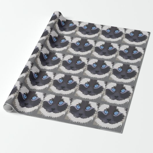 Ragdoll Kat Kitten Ragdoll Cadeaupapier (Uitgerold)