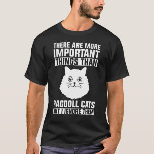 Ragdoll Kat Kleding Katten Eigenaar Ontwerp T-shirt