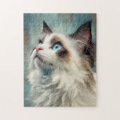 Ragdoll-kat Legpuzzel (Verticaal)