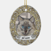 Ragdoll Kat Lieve Herinnering ornament (Rechts)