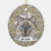 Ragdoll Kat Lieve Herinnering ornament (Links)