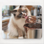 Ragdoll kat likt mixer klopper muismat (Voorkant)