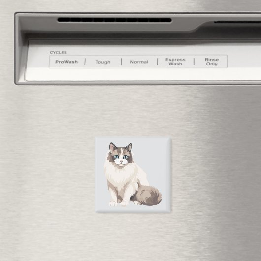 Ragdoll kat magneet (Insitu (Vaatwasser))