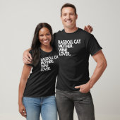 Ragdoll Kat Moeder Wijn T-shirt (Unisex)