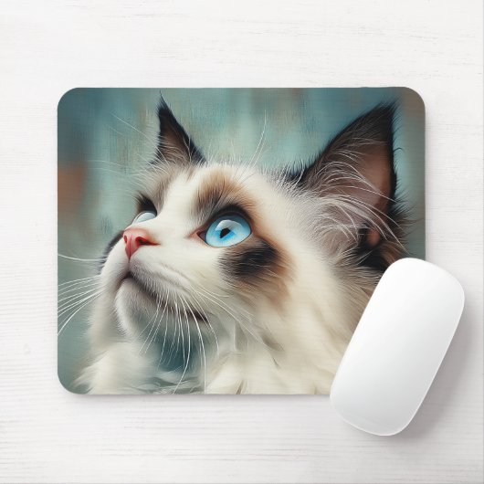 Ragdoll-kat Muismat (Met muis)