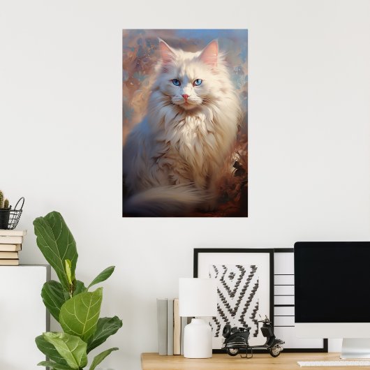 Ragdoll-kat Poster (Thuiskantoor)