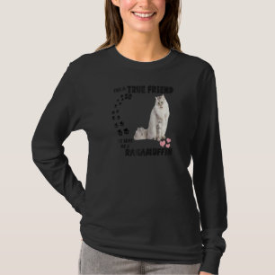 Ragdoll Kat Quote mam Papa Lover Print Cute Ragam T-shirt