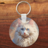 Ragdoll-kat Sleutelhanger (Voorkant)