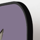 Ragdoll kat, Stof Blauw Pickleball Paddle (Links Detail)