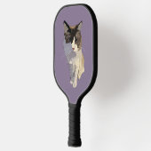 Ragdoll kat, Stof Blauw Pickleball Paddle (Links)