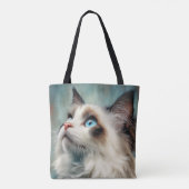 Ragdoll-kat Tote Bag (Achterkant)