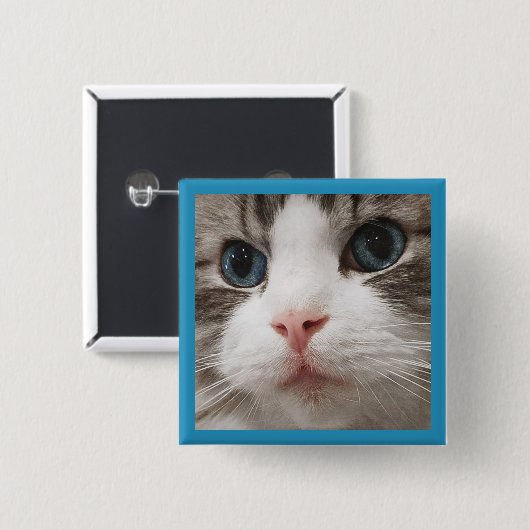 Ragdoll Kat Vierkante Button 5,1 Cm (Voorkant /achterkant)