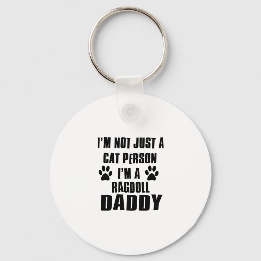 Ragdoll katten Design Sleutelhanger (Voorkant)