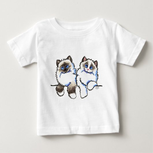 Ragdoll kattenpaar van dollen uit de Leash Art™ (Voorkant)