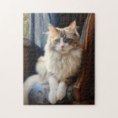 Ragdoll kattenportret legpuzzel (Verticaal)