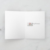 Ragdoll kerstkaart feestdagen kaart (Binnen)