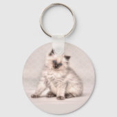 Ragdoll Keyring Sleutelhanger (Voorkant)