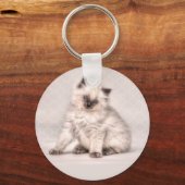 Ragdoll Keyring Sleutelhanger (Voorkant)
