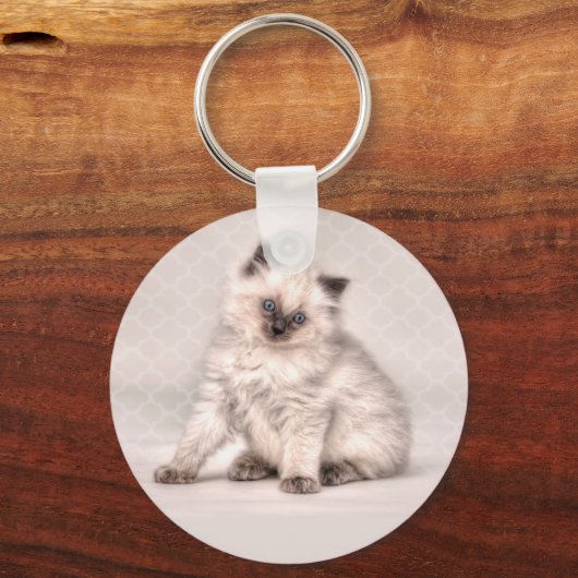 Ragdoll Keyring Sleutelhanger (Voorkant)