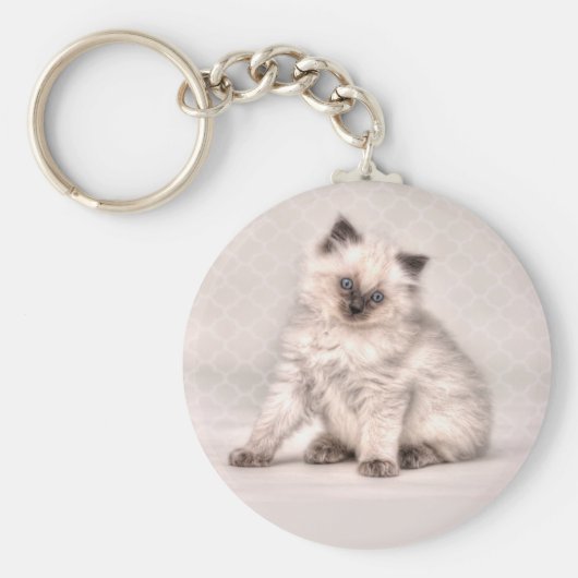 Ragdoll Keyring Sleutelhanger (Voorkant)