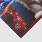 Ragdoll Kitten Kerstcadeau Tissuepapier (Detail)