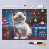 Ragdoll Kitten Kerstcadeau Tissuepapier (Craft)