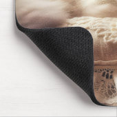 Ragdoll Kitten op een kussen Muismat (Hoek)