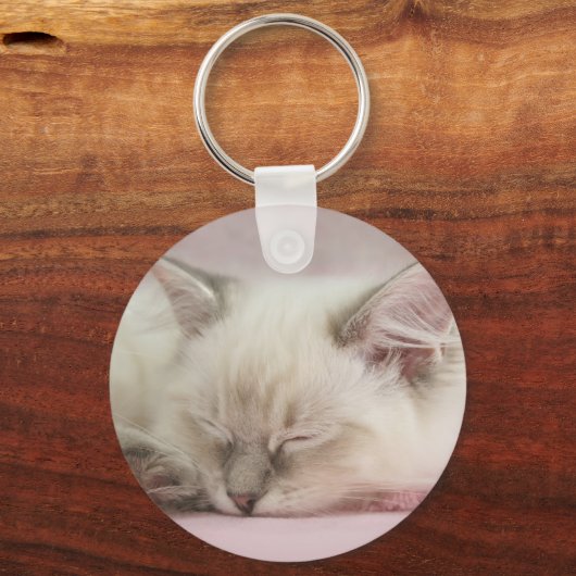ragdoll kitten sleutelhanger (Voorkant)