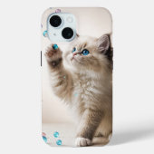 Ragdoll Kitten spelen met zeepbellen Case-Mate iPhone Case (Achterkant)