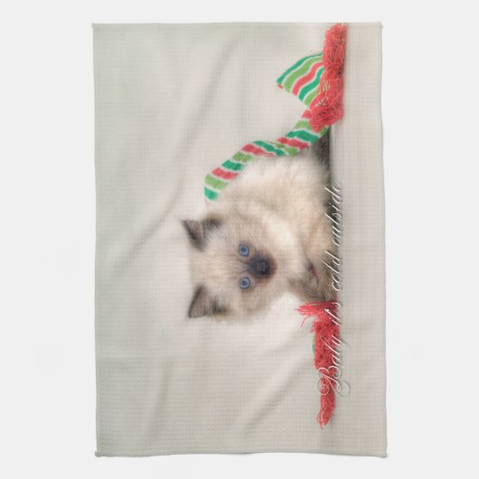 Ragdoll kitten theedoeken (Verticaal)