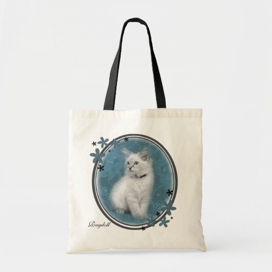 Ragdoll kitten tote bag (Voorkant)