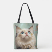 Ragdoll kitten tote bag (Achterkant)