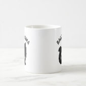 Ragdoll Mama Cat Silhouette Personalized Name Koffiemok (Center)