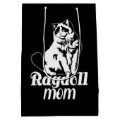 Ragdoll mama, Funny Ragdoll Cat Lover Mam Cadeaus Medium Cadeauzakje (Achterkant)