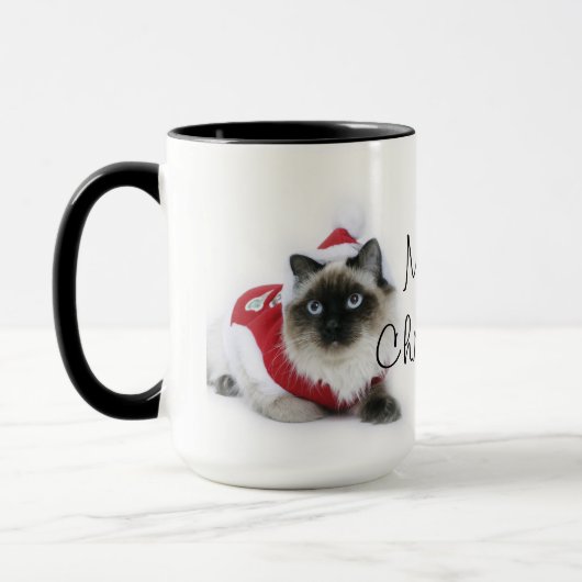 Ragdoll mok met kerstmis (Links)