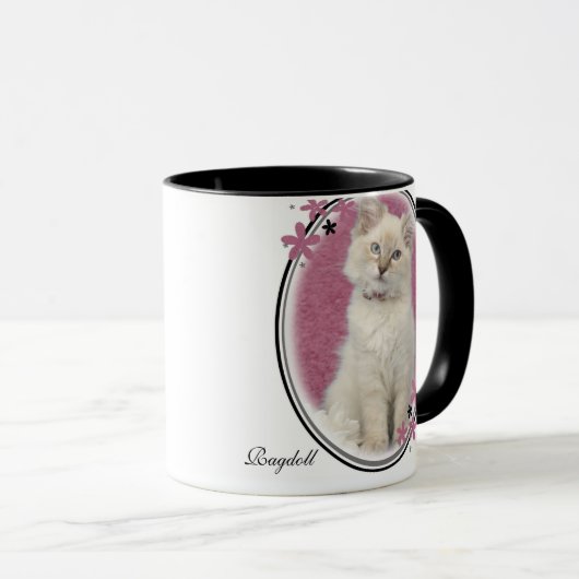 ragdoll mok roze (Voorkant rechts)