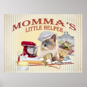 Ragdoll Momma's "Lit Helper Poster" Poster