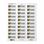 RAGDOLL PERSIAN CAT Big Return Adreslabels Etiket (Full Sheet)