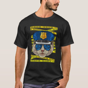 Ragdoll-politieagent politieagent politiekat t-shirt