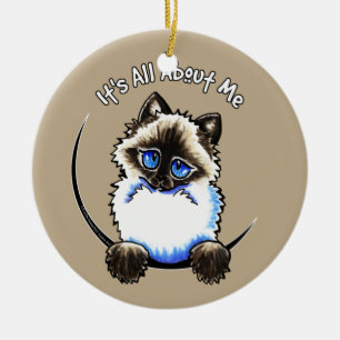 Ragdoll Ragamuffin heeft alles over mij Keramisch Ornament