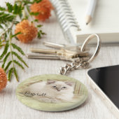 Ragdoll sleutelhanger green (Zijkant)