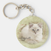 Ragdoll sleutelhanger green (Voorkant)