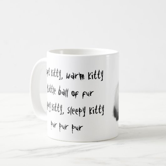 Ragdoll tekening koffiemok (Voorkant links)