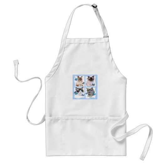 Ragdoll Vier Gifts Standaard Schort (Voorkant)