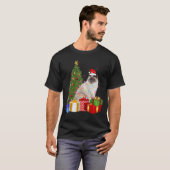 Ragdollenkat met kerstboomverlichting t-shirt (Voorkant volledig)