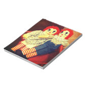 Ragdraf Ann en Andy Doll Notitieblok (Linkerzijde)