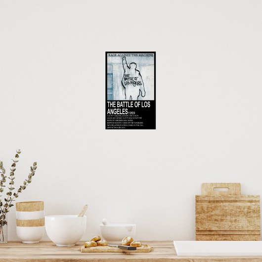 Rage Against The Machine Band Poster (Keuken)