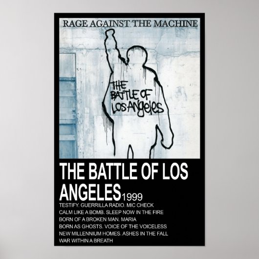 Rage Against The Machine Band Poster (Voorkant)