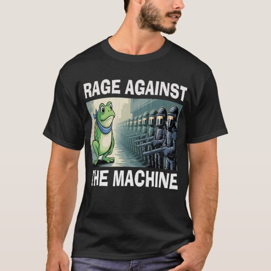 Rage Against The Machine Portland Frog Protest T-shirt (Voorkant)